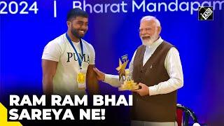 “Ram Ram Bhai Sareya Ne…” Ankit Baiyanpuria gets health, fitness award by PM Modi