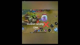 gusion skill using nobb but pro#indiangameplay