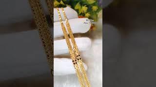 only 18gm gold long mangalsutra designs with price  #shorts #22ctgold #gold #gold jewellery hub