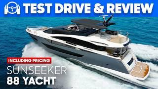 19 SOLD! Why is the Sunseeker 88 Yacht So Popular?  Test Drive, Tour & Review