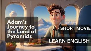 Cartoon Movie | Adam's journey to the Land of Pyramids | English subtitles | Learn English