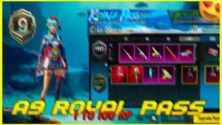 A9 ROYAL PASS 1 TO 100 RP REWARD LEAKS VIDEO BGMI/PUBG MOBILE #vibegaming