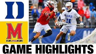 #2 Duke vs #7 Maryland Highlights (Quarterfinal) | 2024 NCAA Men's Lacrosse Championships