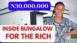 INSIDE BUNGALOW FOR THE RICH IN LAGOS || BUNGALOW FOR SALE #bungalowforsale #bungalowsforsaleinlagos