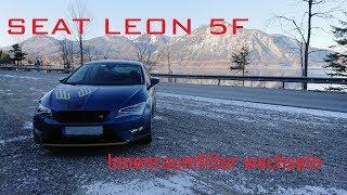 SEAT LEON 5F Anleitung zum wechseln des Innenraumfilters