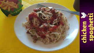 Chicken  spaghetti . Chinese recipe. Easy by kitchen with Ammara |How to made Chinese spaghetti