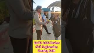 GATE Exam LIVE Review From Exam center | Student Review Civil Engineering Evening Shift #ea