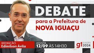 Debate para prefeito de Nova Iguaçu - ASSISTA AO VIVO - DIA 12/09