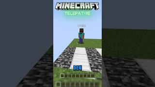 WIR MÜSSEN DEN SELBEN BLOCK PLATZIEREN IN MINECRAFT #minecraft #telepathy