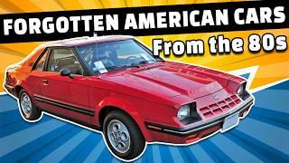 Forgotten AMERICAN CARS from the 80s | 80s American Cars You Forgot #cars4indie #musclecars