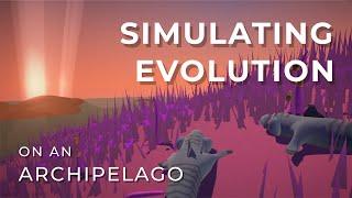 This is what happens when you run an evolution simulation on an archipelago (ES #4)