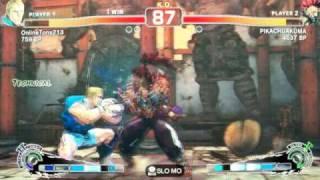 SSFIV ENDLESS BATTLE MATCH JR RODRIGUEZ ( AKUMA ) VS OnlineTony213 ( ABEL ) ON XBOX 360 GAME 3