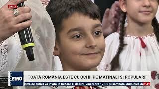 Cristina Stanescu si  grupul Trandafirul Prahovean la Matinali si populari  31.10.2024