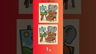 Can you spot4 differences?#braingames#quiz#triviaquestion#spotdifferences#ytshorts#findthedifference