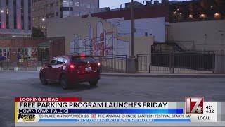 City of Raleigh announces free downtown parking program