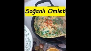 Kahvaltılarınızı Şenlendirecek  Soğanlı Omlet..!