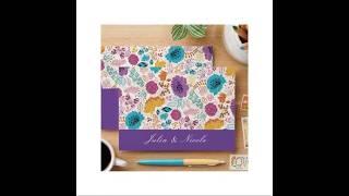 Teal Purple Yellow Spring Meadow Flowers Wedding Collection #wrap #fathersday #celebration #making