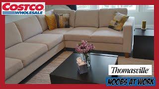 Costco Thomasville Dillard Convertible Sleeper Sectional Details and Thoughts - Item 1653364