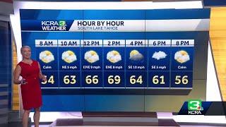 Lake Tahoe Forecast: When to expect rain on Monday