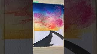 #How to Paint a Road / #Acrylic Painting / #Correa Art