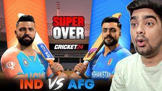 THRILLER! *SUPER OVER* INDIA Vs AFGHANISTAN T20 World Cup 2024 Cricket 24