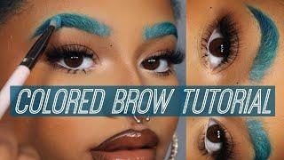 HOW TO DO: COLORED BROW TUTORIAL | RAGGEDYROYAL