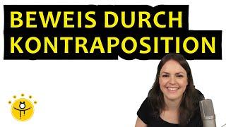 KONTRAPOSITION Beweis – Teilbarkeit beweisen, indirekter Beweis Beispiel