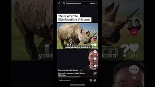 TikTok videos about Unicorns in the Bible