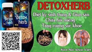 Detoxherb – Diệt sạch ký sinh trùng và Giun sán, hết hôi miệng, tăng cường sức khỏe