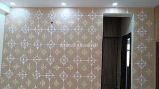 Wall stencil | latest wall stencil design | shadab painter