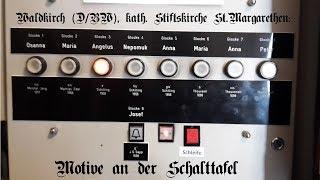 Waldkirch (D/BW), kath. Stiftskirche St.Margarethen: Motive an der Schalttafel