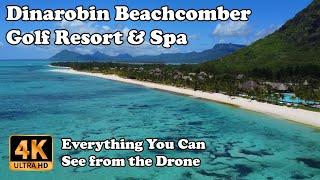 Dinarobin Beachcomber Golf Resort & Spa Mauritius from Drone in 4K