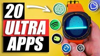 Top 20 BEST Must Have Apps for the Galaxy Watch 7 Ultra!