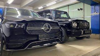 АВТОАТЕЛЬЕ KStudio перетяжка салона Mercedes GLE 2022 из белого в чёрный