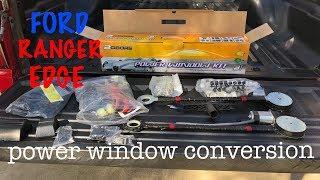 POWER WINDOW CONVERSION! [part 11] 2002 Ford Ranger EDGE