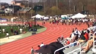 100m Heat 2 - UNC Charlotte 49er classic 2012