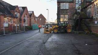 Clay Cross School Demolition Jan 2022