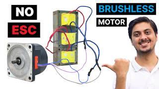 Make 3 Phase Supply from UPS Transformer | Run Brushless DC Motor without ESC | BLDC Motor