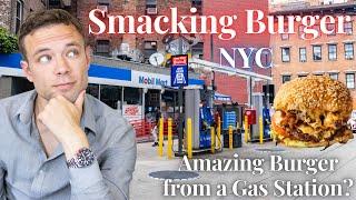 Is the Best Smash Burger in NYC found at a Gas Station? Eating at Smacking Burger