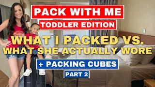 Cruise Packing Guide for a Toddler | Cruise Packing Tips | How to Pack with Packing Cubes