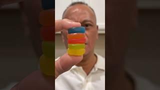  ASMR LIFESAVERS GUMMIES NEONS CANDY (5 FLAVORS) AND EATING SOUNDS  #asmr #shorts