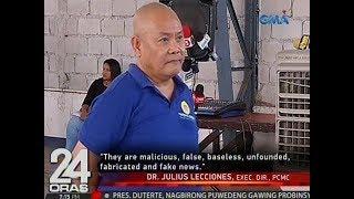 24 Oras: Ex-DOH Consultant Francisco Cruz, idinemanda