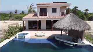 Villa Puerto beach front for sale in Puerto Escondido. It's all what are you looking for to invest.