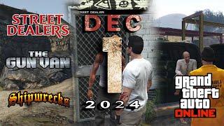 GTA Online Street Dealers, Gun Van & Shipwreck Locations [December 1st] 2024.