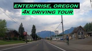 Enterprise, Oregon | 4k Driving Tour | Wallowa