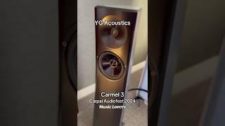 Capital Audiofest 2024: @ygacoustics Carmel 3 #audiophile #music #musiclovers