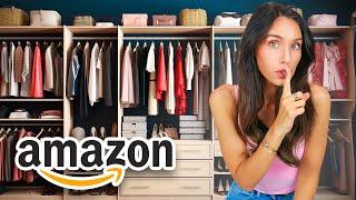 17 *Clever* Closet Organization Ideas from AMAZON!