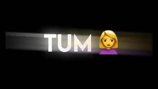Tum Nahi Ho Mere || iMovie Black Screen Status Video.