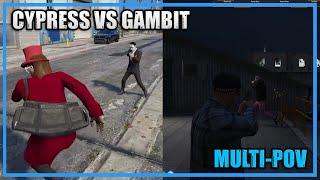 Cypress Vs Gambit Shootout - Full Context - Multi POV | Nopixel GTARP