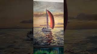 Яхты ,море , картина #художник #картина #яхта #север #живопись
